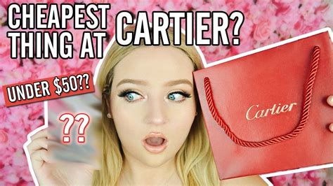 cheapest thing at cartier